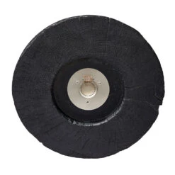 Round Outdoor Charred Wood Effect Concrete Gas Fire Bowl 14 Round Outdoor Charred Wood Effect Concrete Gas Fire Bowl -FINZ Furniture Shop PTHR HL 03 BLACK 3