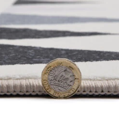 Hex Printed Rug 120 X 170 Cm 12 Hex Printed Rug 120 X 170 Cm -FINZ Furniture Shop RG M029 detail3