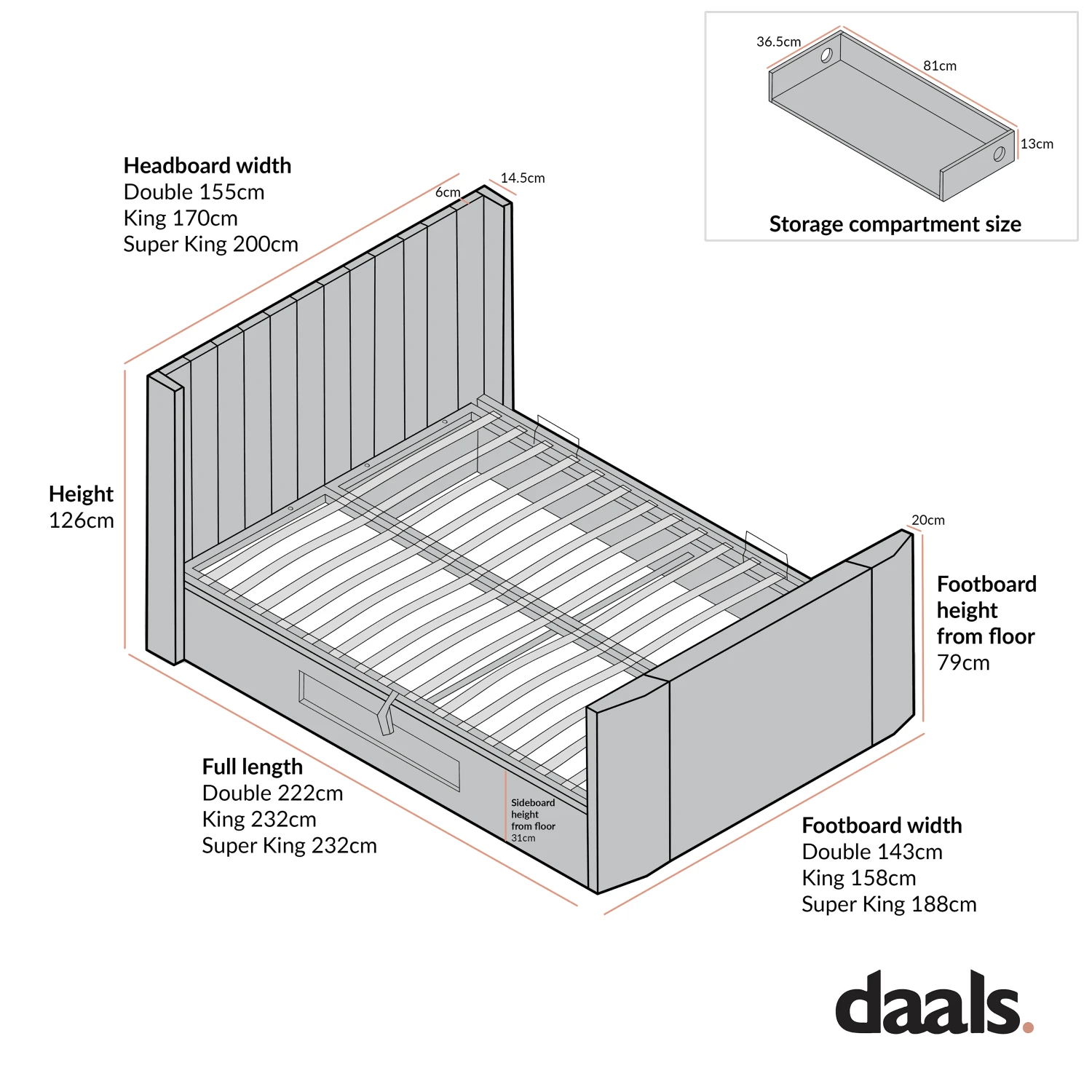 Wilton Moss Green Velvet Ottoman TV Bed 9 Wilton Moss Green Velvet Ottoman TV Bed - Image 7