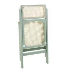 Frances Set Of 2 Folding Cane Rattan Chairs, Mint 24 Frances Set Of 2 Folding Cane Rattan Chairs, Mint -FINZ Furniture Shop XN 2054 SAGE 2P WB5