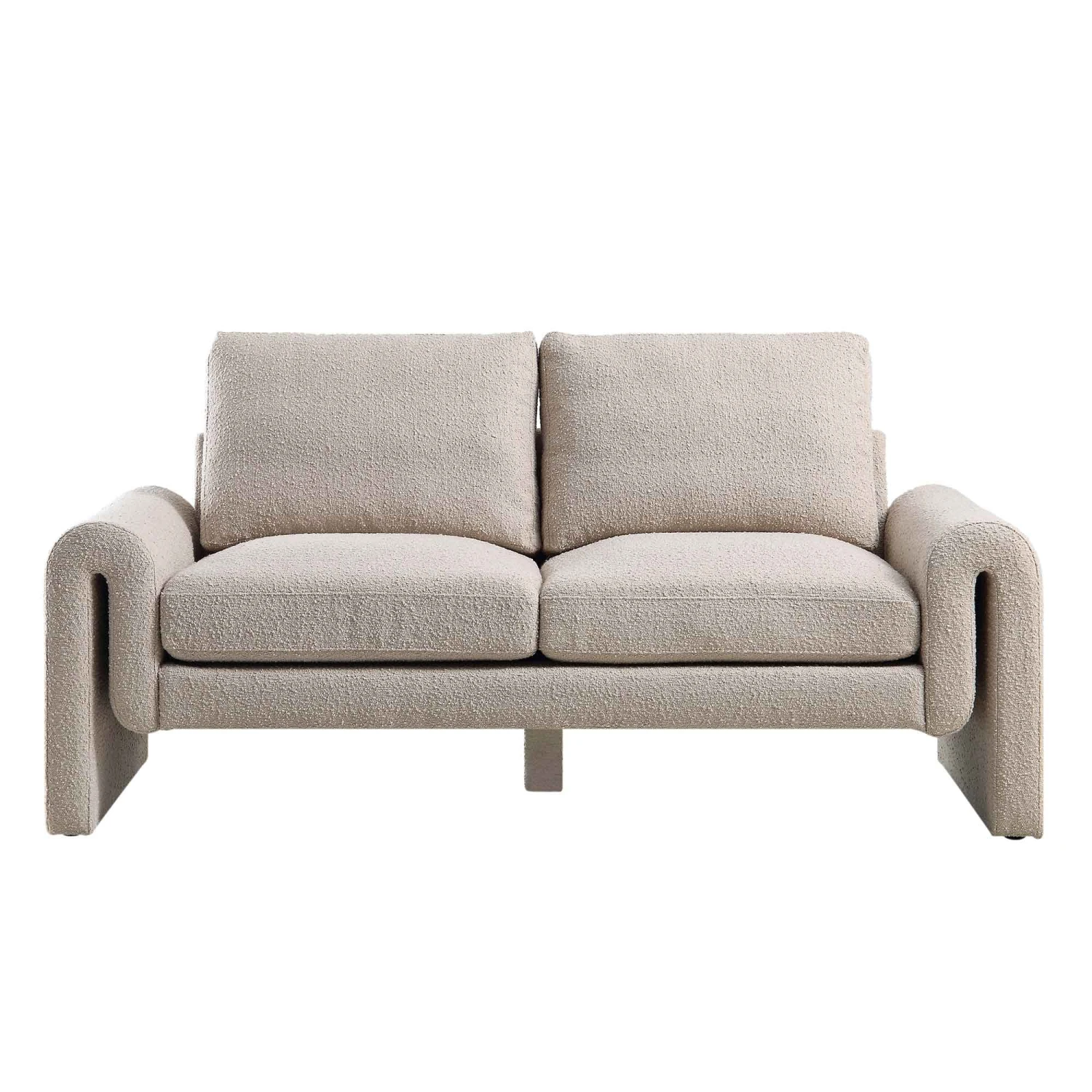 Hampstead Taupe Boucle Curved 2-Seater Sofa 5 Hampstead Taupe Boucle Curved 2-Seater Sofa - Image 3