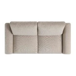 Hampstead Taupe Boucle Curved 2-Seater Sofa 18 Hampstead Taupe Boucle Curved 2-Seater Sofa -FINZ Furniture Shop XRSF 2161 TAUPE BOUCLE 2ST WB3
