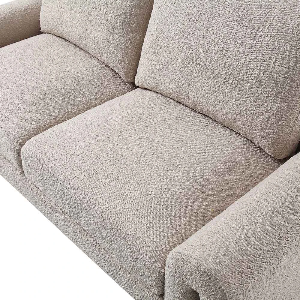 Hampstead Taupe Boucle Curved 2-Seater Sofa 12 Hampstead Taupe Boucle Curved 2-Seater Sofa - Image 10
