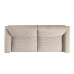 Hampstead Taupe Boucle Curved 3-Seater Sofa 18 Hampstead Taupe Boucle Curved 3-Seater Sofa -FINZ Furniture Shop XRSF 2161 TAUPE BOUCLE 3ST WB3
