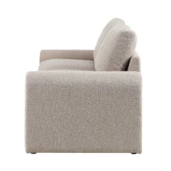 Hampstead Taupe Boucle Curved 3-Seater Sofa 19 Hampstead Taupe Boucle Curved 3-Seater Sofa -FINZ Furniture Shop XRSF 2161 TAUPE BOUCLE 3ST WB4