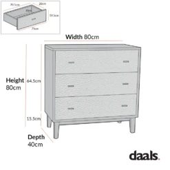 Bianca Chip Carved 3 Drawer Chest, Sand Beige & Ivory -FINZ Furniture Shop XXCOD 008 GOLD BLACK