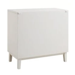 Bianca Chip Carved 3 Drawer Chest, Sand Beige & Ivory -FINZ Furniture Shop XXCOD 008 TAUPE WHITE WB5