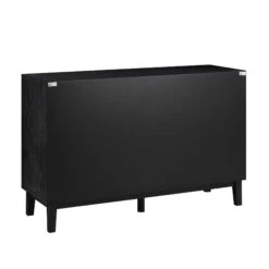 Bianca Chip Carved 6 Drawer Chest, Antique Bronze & Black -FINZ Furniture Shop XXCOD 010 GOLD BLACK WB6