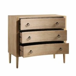 Thalia Concave Chest Of Drawers, Natural 23 Thalia Concave Chest Of Drawers, Natural -FINZ Furniture Shop XXCOD 023 NAT WB3