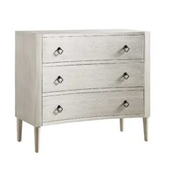 Thalia Concave Chest Of Drawers, Washed White 25 Thalia Concave Chest Of Drawers, Washed White -FINZ Furniture Shop XXCOD 023 WHITEWASH WB2