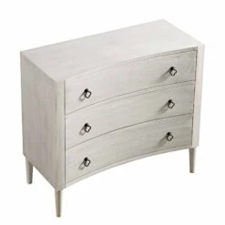 Thalia Concave Chest Of Drawers, Washed White 27 Thalia Concave Chest Of Drawers, Washed White -FINZ Furniture Shop XXCOD 023 WHITEWASH WB4