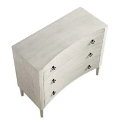 Thalia Concave Chest Of Drawers, Washed White 28 Thalia Concave Chest Of Drawers, Washed White -FINZ Furniture Shop XXCOD 023 WHITEWASH WB6
