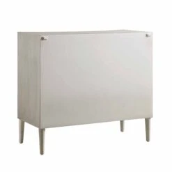 Thalia Concave Chest Of Drawers, Washed White 30 Thalia Concave Chest Of Drawers, Washed White -FINZ Furniture Shop XXCOD 023 WHITEWASH WB7