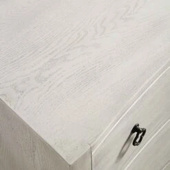 Thalia Concave Chest Of Drawers, Washed White 34 Thalia Concave Chest Of Drawers, Washed White -FINZ Furniture Shop XXCOD 023 WHITEWASH detail4