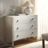 Thalia Concave Chest Of Drawers, Washed White 2 Thalia Concave Chest Of Drawers, Washed White -FINZ Furniture Shop XXCOD 023 WHITEWASH main