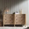 Thalia Concave Double Chest Of Drawers, Natural 1 Thalia Concave Double Chest Of Drawers, Natural -FINZ Furniture Shop XXCOD 024 NAT main