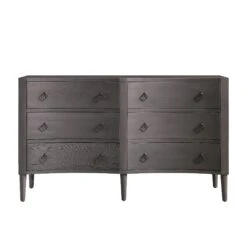 Thalia Concave Double Chest Of Drawers, Silver Oak 19 Thalia Concave Double Chest Of Drawers, Silver Oak -FINZ Furniture Shop XXCOD 024 SILVEROAK WB1