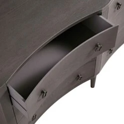 Thalia Concave Double Chest Of Drawers, Silver Oak 27 Thalia Concave Double Chest Of Drawers, Silver Oak -FINZ Furniture Shop XXCOD 024 SILVEROAK detail1