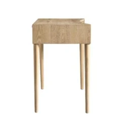 Thalia Concave Dressing Table, Natural -FINZ Furniture Shop XXDSK 022 NAT WB5