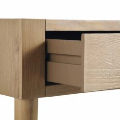 Thalia Concave Dressing Table, Natural -FINZ Furniture Shop XXDSK 022 NAT detail3