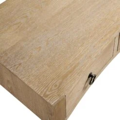 Thalia Concave Dressing Table, Natural -FINZ Furniture Shop XXDSK 022 NAT detail4