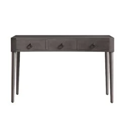 Thalia Concave Dressing Table, Silver Oak -FINZ Furniture Shop XXDSK 022 SILVEROAK WB1