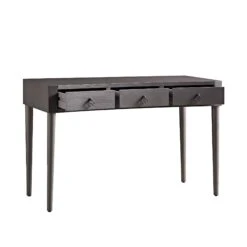 Thalia Concave Dressing Table, Silver Oak -FINZ Furniture Shop XXDSK 022 SILVEROAK WB3