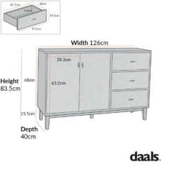 Bianca Chip Carved 2-Door 3-Drawer Sideboard, Antique Bronze & Black 20 Bianca Chip Carved 2-Door 3-Drawer Sideboard, Antique Bronze & Black -FINZ Furniture Shop XXSB 006 GOLD BLACK