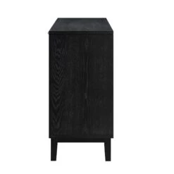 Bianca Chip Carved 2-Door 3-Drawer Sideboard, Antique Bronze & Black 24 Bianca Chip Carved 2-Door 3-Drawer Sideboard, Antique Bronze & Black -FINZ Furniture Shop XXSB 006 GOLD BLACK WB5