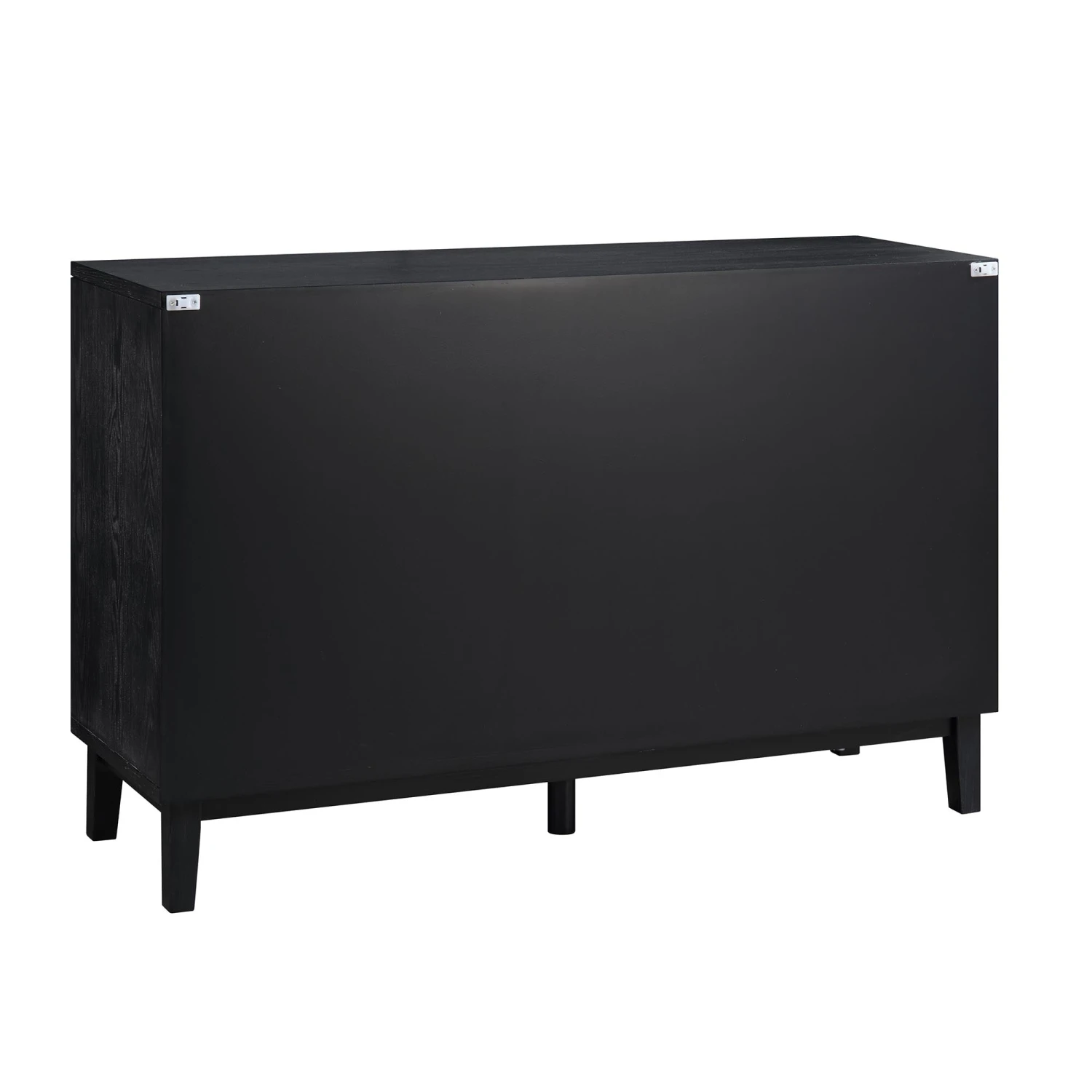 Bianca Chip Carved 2-Door 3-Drawer Sideboard, Antique Bronze & Black 12 Bianca Chip Carved 2-Door 3-Drawer Sideboard, Antique Bronze & Black - Image 10