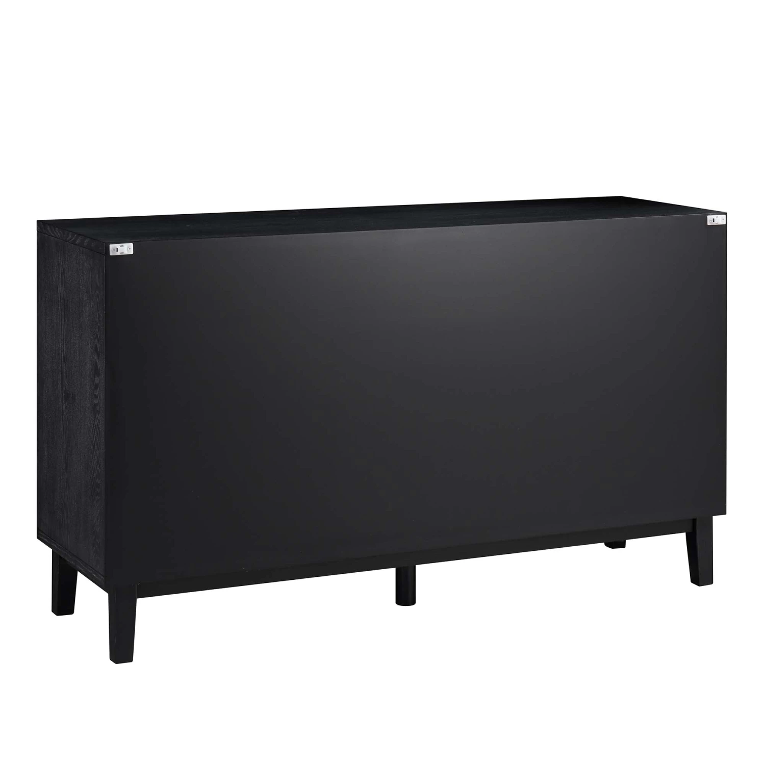 Bianca Chip Carved 3 Door Sideboard, Antique Bronze & Black 12 Bianca Chip Carved 3 Door Sideboard, Antique Bronze & Black - Image 10