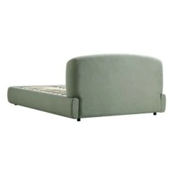 Constance Winged Headboard Ottoman Storage Bed, Olive Linen 28 Constance Winged Headboard Ottoman Storage Bed, Olive Linen -FINZ Furniture Shop ZD 2182 OLIVE LIN WB6