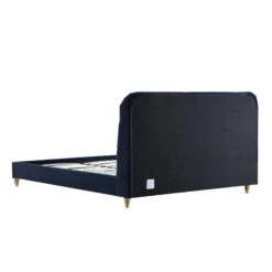 Leamington Deep-Buttoned Upholstered Bed, Midnight Blue Velvet 25 Leamington Deep-Buttoned Upholstered Bed, Midnight Blue Velvet -FINZ Furniture Shop ZX 1063 NAVY VEL WB5