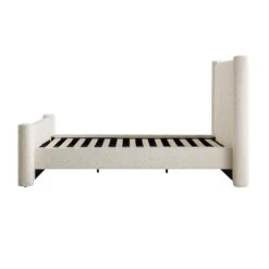 Galerie Beige Boucle Pillar Upholstered Bed 22 Galerie Beige Boucle Pillar Upholstered Bed -FINZ Furniture Shop ZX 2180 BEIGE BOUCLE D WB4