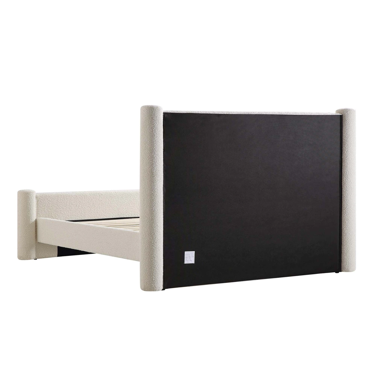 Galerie Beige Boucle Pillar Upholstered Bed 11 Galerie Beige Boucle Pillar Upholstered Bed - Image 9