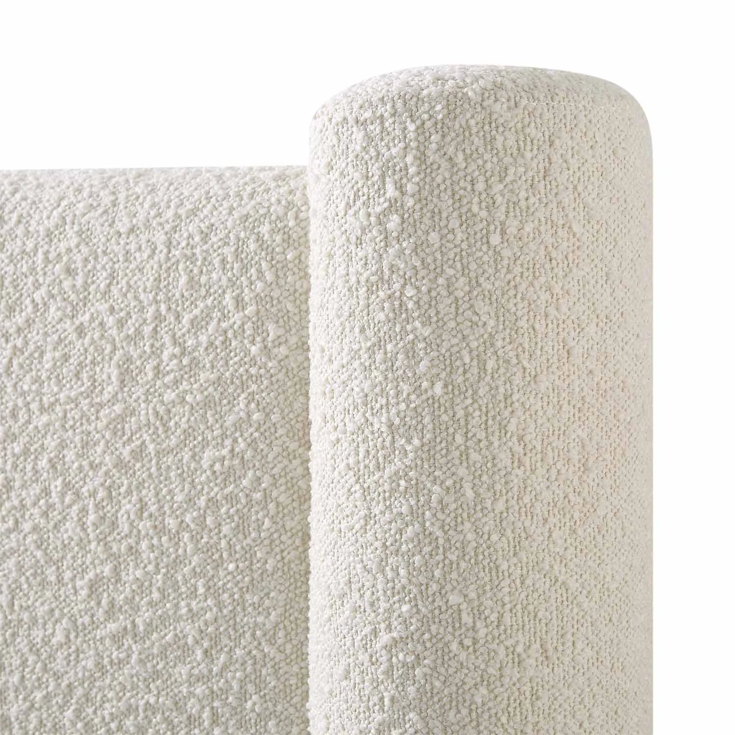 Galerie Beige Boucle Pillar Upholstered Bed 14 Galerie Beige Boucle Pillar Upholstered Bed - Image 12