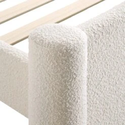Galerie Beige Boucle Pillar Upholstered Bed 27 Galerie Beige Boucle Pillar Upholstered Bed -FINZ Furniture Shop ZX 2180 BEIGE BOUCLE D detail4