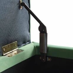 Leamington Deep-Buttoned Ottoman Storage Bench, Meadow Green Velvet 23 Leamington Deep-Buttoned Ottoman Storage Bench, Meadow Green Velvet -FINZ Furniture Shop ZX 2183 CUCU VEL detail2