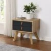 Tallis Two Tone Bedside Table With 2 Drawers 2 Tallis Two Tone Bedside Table With 2 Drawers -FINZ Furniture Shop bab50c71 3b6a 4b87 86ab 68e65a902375