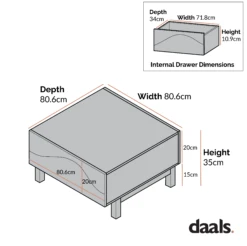 Moriko 2 Drawer Coffee Table 19 Moriko 2 Drawer Coffee Table -FINZ Furniture Shop dimensional drawings NOV 2022 BSD 114