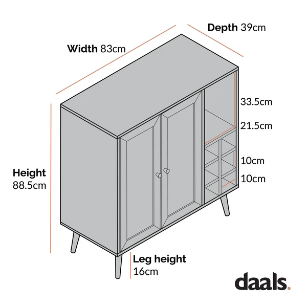 Frances Woven Rattan Drinks Cabinet, White 8 Frances Woven Rattan Drinks Cabinet, White - Image 6