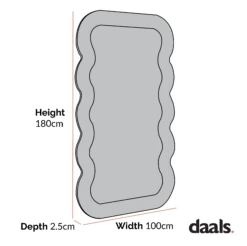 Venus Full Length Wave Mirror 180 X 100 Cm, Black 15 Venus Full Length Wave Mirror 180 X 100 Cm, Black -FINZ Furniture Shop dimensional drawings NOV 2022 MIRR 162 baa3548a 6cf3 445a 80de 038567930dfe